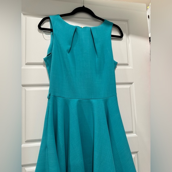 ModCloth Closet Teal Fit and Flare Dress - Picture 2 of 4